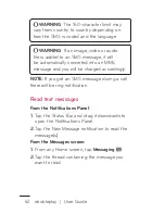 Preview for 62 page of LG C729 User Manual