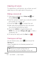 Preview for 42 page of LG C800 User Manual