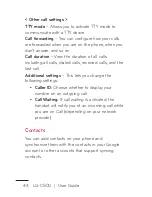 Preview for 44 page of LG C800 User Manual