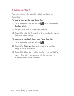Preview for 46 page of LG C800 User Manual