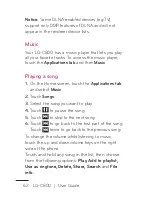 Preview for 62 page of LG C800 User Manual