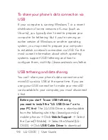 Preview for 98 page of LG C800 User Manual