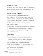 Preview for 140 page of LG C800 User Manual