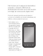 Предварительный просмотр 3 страницы LG C800DG (Spanish) Guías Del Usuario Manual