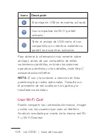 Предварительный просмотр 104 страницы LG C800DG (Spanish) Guías Del Usuario Manual
