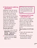 Preview for 43 page of LG C800G User Manual