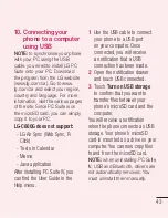 Preview for 45 page of LG C800G User Manual