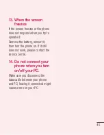 Preview for 47 page of LG C800G User Manual