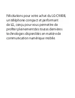 Предварительный просмотр 100 страницы LG C900 User Manual