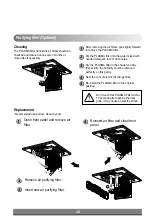 Предварительный просмотр 22 страницы LG Cassette Multi Type Air Conditioner Owner'S Manual