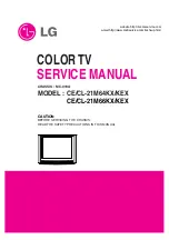 LG CE-21M64KEX Service Manual preview