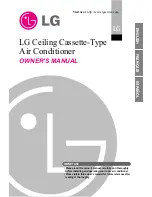 LG Ceiling Cassette-Type Air Conditioner Owner'S Manual preview