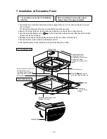 Preview for 12 page of LG CEILING CASSETTE TYPE AIR CONDITIONERS Installation Instructions Manual