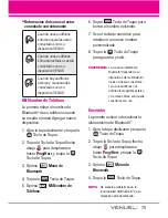 Preview for 78 page of LG Cell Phone (Spanish) Guías Del Usuario Manual