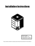 Preview for 2 page of LG Central Air Conditioning Remote Condensing Unit Installation Instructions & Use And Care