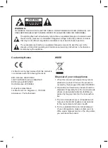 Preview for 2 page of LG Centric PCS200R Pro Installation & Setup, Quick Reference, Warranty