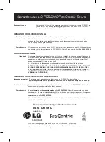 Preview for 96 page of LG Centric PCS200R Pro Installation & Setup, Quick Reference, Warranty