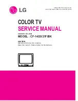 LG CF-14F80K Service Manual preview