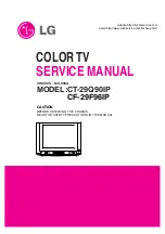 LG CF-29F96IP Service Manual предпросмотр