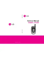 LG CG225 -  Cell Phone Service Manual preview