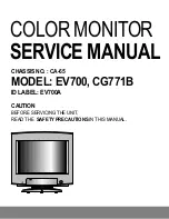 LG CG771B Service Manual предпросмотр