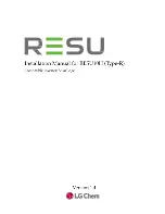 LG CHEM RESU10H Installation Manual preview