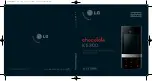 LG Chocolate KE800 User Manual preview