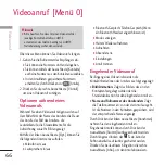 Preview for 67 page of LG Chocolate KU800 User Manual