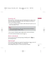 Preview for 34 page of LG chocolate tg800f User Manual