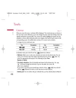 Preview for 49 page of LG chocolate tg800f User Manual