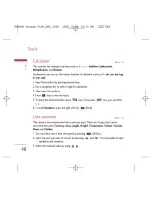 Preview for 51 page of LG chocolate tg800f User Manual