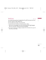 Preview for 52 page of LG chocolate tg800f User Manual