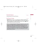 Preview for 66 page of LG chocolate tg800f User Manual