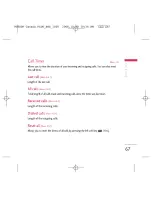 Preview for 70 page of LG chocolate tg800f User Manual