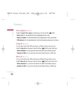 Preview for 99 page of LG chocolate tg800f User Manual