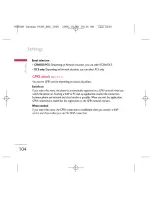 Preview for 107 page of LG chocolate tg800f User Manual