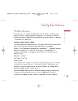 Preview for 122 page of LG chocolate tg800f User Manual