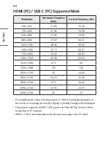 Preview for 44 page of LG CineBeam 4K HU70LS Owner'S Manual