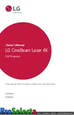 LG CineBeam HU80KS Owner'S Manual preview