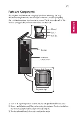 Предварительный просмотр 21 страницы LG CineBeam Laser 4K HU80KA Owner'S Manual