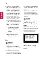 Предварительный просмотр 10 страницы LG CineBeam Laser HF80JG.AAU Owner'S Manual