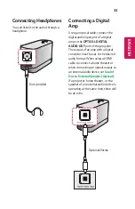 Предварительный просмотр 33 страницы LG CineBeam Laser HF80JG.AAU Owner'S Manual