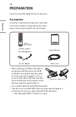 Preview for 16 page of LG CineBeam PH30N Owner'S Manual