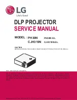 LG CineBeam PH30N Service Manual preview