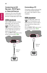 Предварительный просмотр 42 страницы LG CineBeam PH450U Owner'S Manual