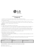 Preview for 9 page of LG CJ87 User Manual
