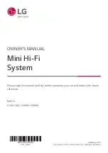 LG CJ88 Owner'S Manual preview