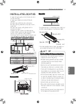 Preview for 135 page of LG CL09F Owners & Installation Manual