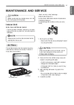 Предварительный просмотр 41 страницы LG CL09R Owner'S Manual