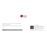 Предварительный просмотр 8 страницы LG CL601I Owner'S Manual